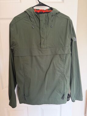 Prana Men's Olive Green Hooded Anorak